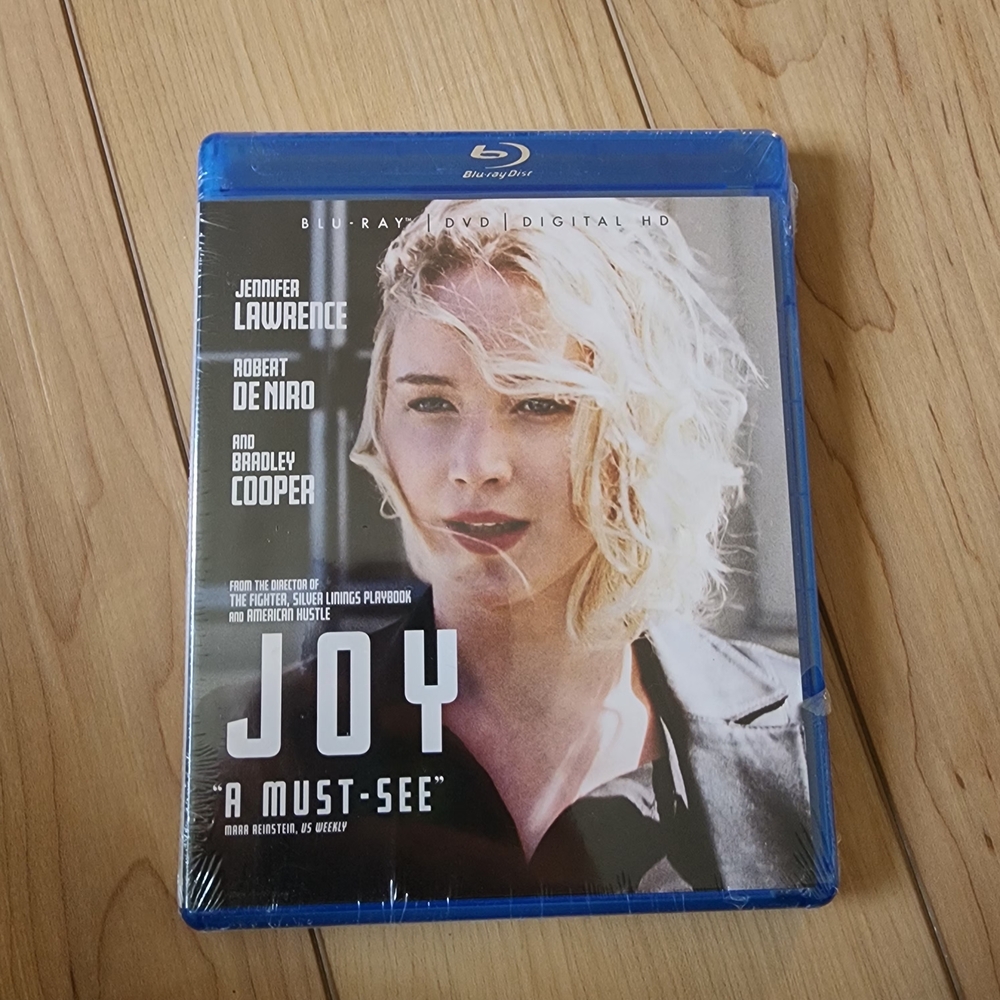 Joy Blu-ray Disc Jennifer Lawrence - Blue Case